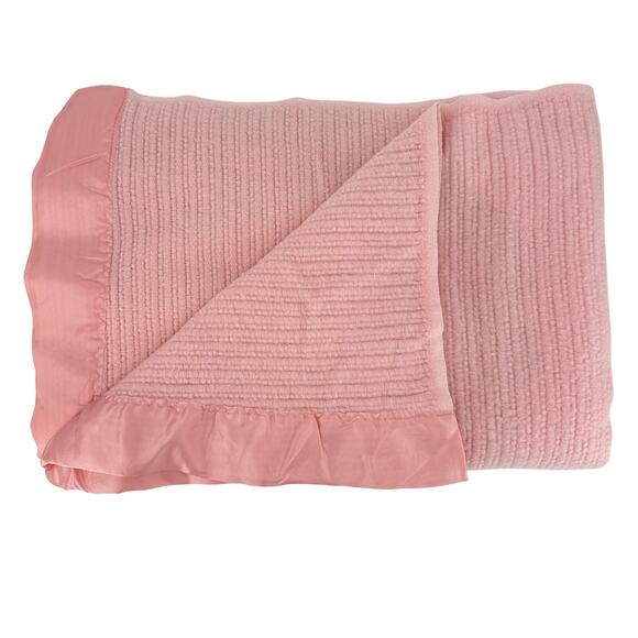 Acrylic Blanket With Satin Trimnull